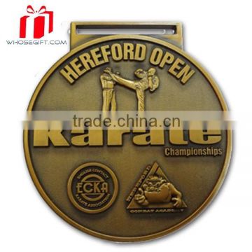 Good Design Custom Logo Zinc Alloy Material Medals With Ribbon