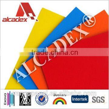 aluminum laminating composite cladding, shopping mall wall decoration, dibond pvdf acp