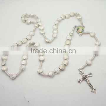 Rosary,Catholic beaded rosary,Alloy Metal Rosary,Beaded necklaces