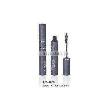 empty aluminium mascara and eyelash cosmetic container case