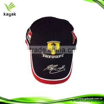 2012 New style fashion f1 racing cap from munafacturer