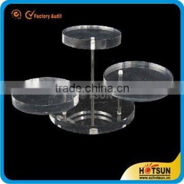 Wholesale crystal acrylic jewelry display with rotating design