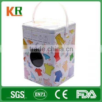 Safety Food Packing Square Metal Tin Boxes With Lid