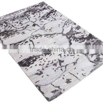 Hand Knotted 15K Cream/Multi Wool Viscose Carpets photo-2