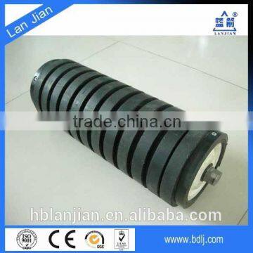 material handling equipment competitive price rubber coated impact trough roller