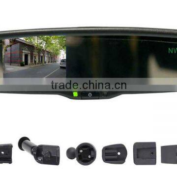 car rear view mirror of 3.5inch display with auto dimming compass temperature for cars