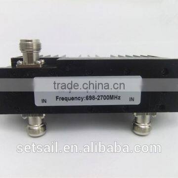 With heat sink 698-2700MHz 2:1 Hybrid Coupler/Combiner