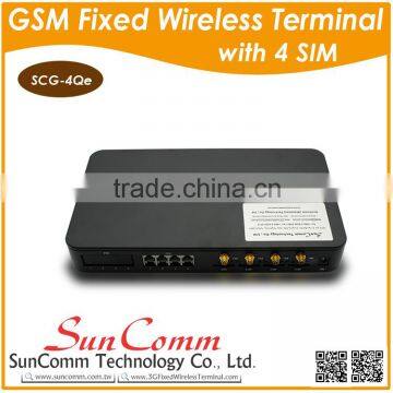 SCG-4Qe Newest GSM Gateway Fixed Wireless Terminal with 4 FXS ports