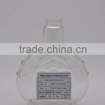 500ml Empty voda glass bottle