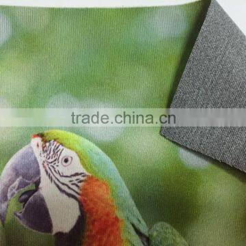 polyester textile black out exhibition dispaly fabric for dye sublimation printer