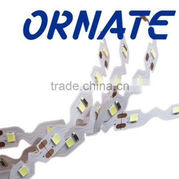 CE Rohs Certification SMD2835 led flexible strip S-shape design