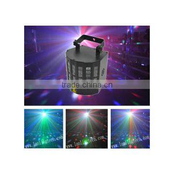 LE5158RG DerbyLaser 10pcs*3W RGBYW Laser RG 20 Gobos DMX butterfly magic led+laser light