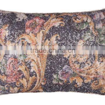 TUIERRE DIGITAL PRINTED SEQUINED DECORATIVE CUSHION