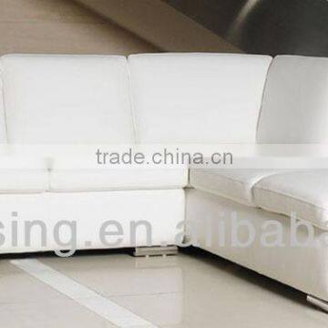 modern white leather sectional sofa