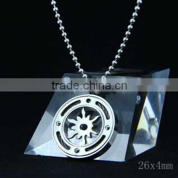 Fashion Design Natural Fine Citrine Siver Pendant For Men and Women photo-2