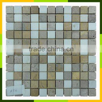 2016 Hot selling natural marble mosaic tile,prices marble stairs and granite