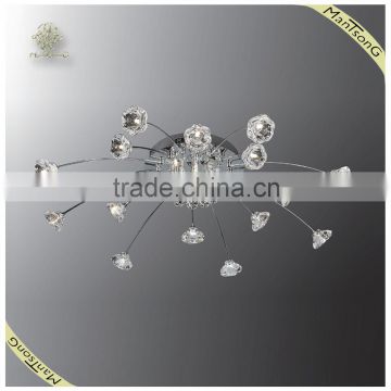 Wholesale Indoor Decorative Lighting Crystal Chandelier Ceiling Lamps Modern Design, Star Shaped Ceiling Lamps