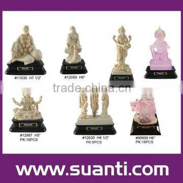 Hotel decorative fashionable resin christmas figurines