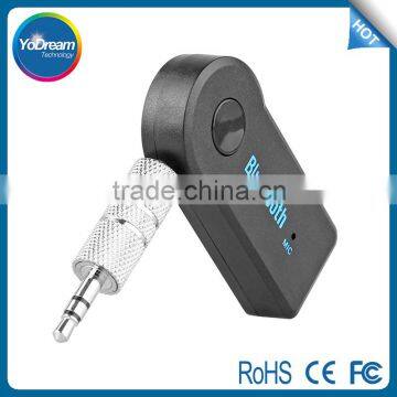 Hot selling micro bluetooth receiver wifi music receiver car bluetooth music receiver audio adapter to car aux / stereo