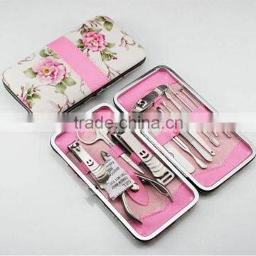 Bonvatt Hot Sale 12pcs Stainless Steel Manicure Set&nail Clipper Set,professional Manicure Pedicure Set