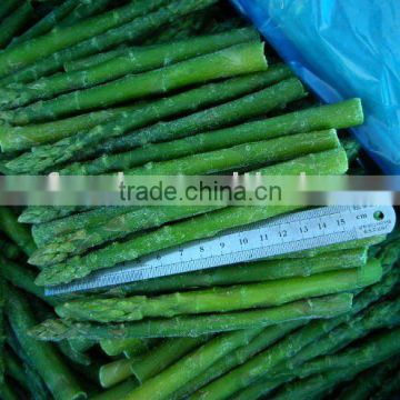 IQF freezing process frozen asparagus