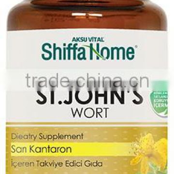 Anti-depressant drug St John's Wort Hypericin Soft Capsule