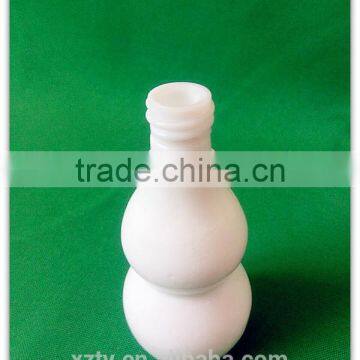 50ml natural white calabash shape bottle with screw lid for health care wine