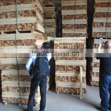 Rubber sawn timber the cheapest price moisture down 12%