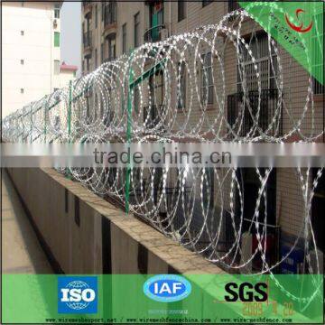 Hot sale galvanized razor barbed wire in China