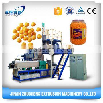 Automatic cereal extruded crunchy puffing cheese ball machine