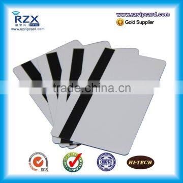 PVC Inkjet/thermal printable blank cards with magnetic stripe