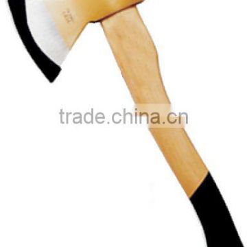 AXE WITH WOODEN HANELE