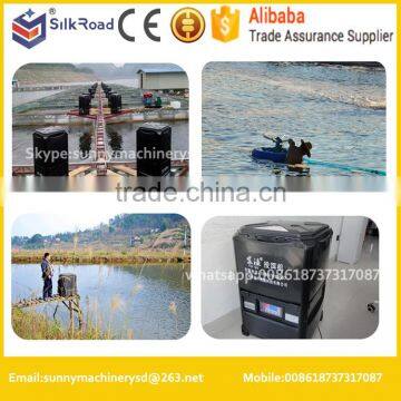 plastic shrimp pond feeder|shrimp bait casting machine|automatic shrimp feeder