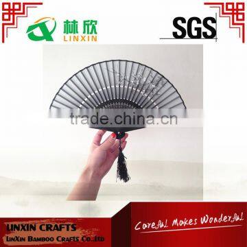 High Quality Silk Bamboo Folding Fan Customized