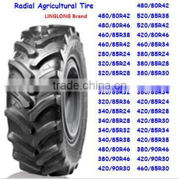 Tire for tractor 460/85R30, 420/90R30, 380/90R46, 420/85R38 tire