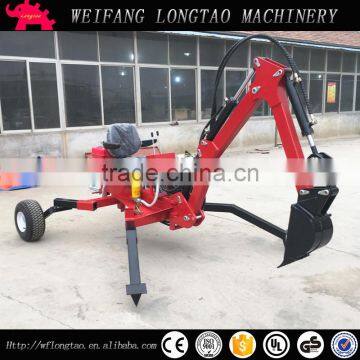 Small new towable backhoe with cheap price with CE approved