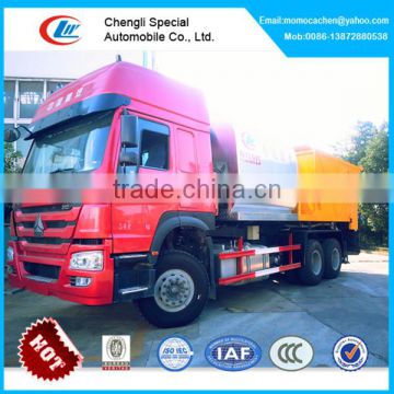 Hot!howo road construction chip spreader,road stone chips,asphalt mixer truck