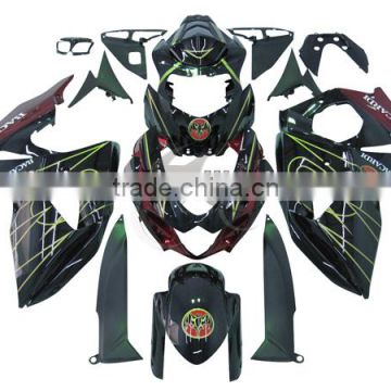 For 09-10 SUZUKI GSXR1000 GSX-R1000 2009-2010 #3 Black Motorcycle Fairing Body Work