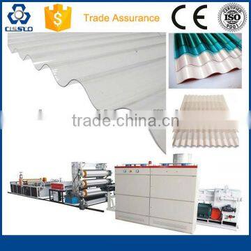 PC Polycabonate Corrugated Wave Roofing Sheet Extrusion Machinery photo-3