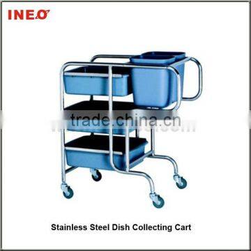 Dirty Plate Collect Commercial Restaurant Kitchen trolley