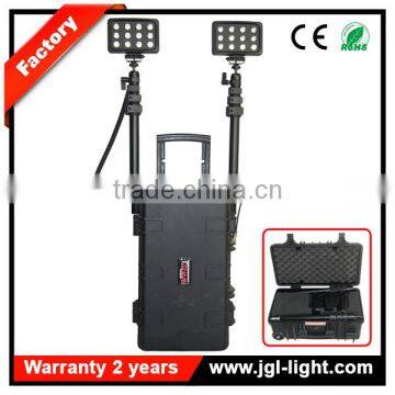 led industrial light 72w rechargeable led area light with telescopic pole