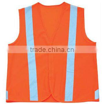 Hi vis mesh vest with PVC lattice tape ,High visibility mesh vest with zipper ,ANSI mesh vest with ANSI 107 standard