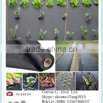 30gsm 50gsm 80gsm 100gsm Black Small Roll Non Woven Used for Gardening Weed Mat photo-5