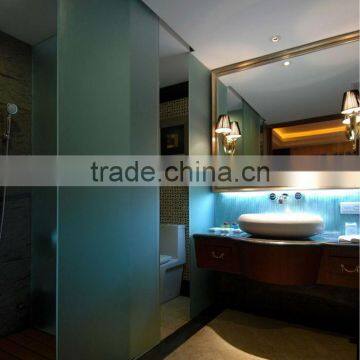 3-12mm Interior Frosted Glass Bathroom Door