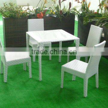 Cheap Elegant Garden Furniture Rattan Outdoor Wicker Dining Table and Chair photo-3
