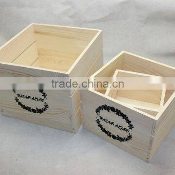 Wooden Storage Crates Without Lids for Fruit and Vegetable photo-5