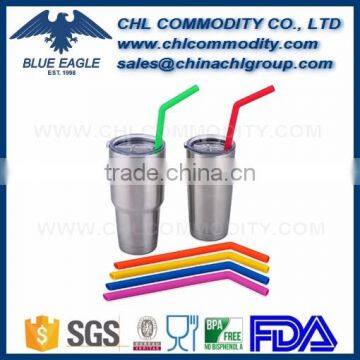 BPA Free non-toxic silica gel straw