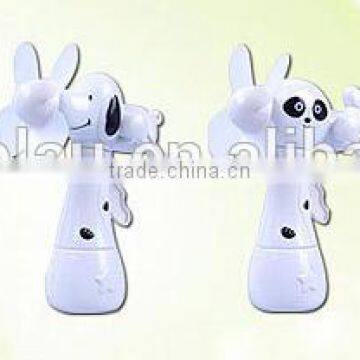 Cheap Plastic Mini Handy Dynamo Fan With Sprayer for Kids in Summer photo-3