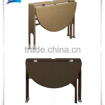 Home Rattan Folding Aluminum Dining Table for Wholesale Furniture From China photo-2