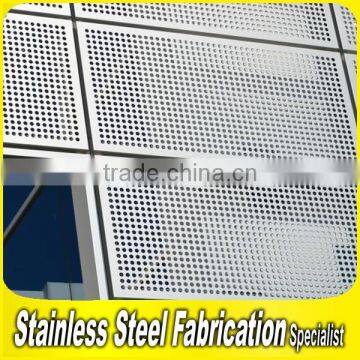 Manufacturer Perporated Stainless Steel Sheet Metal Cladding